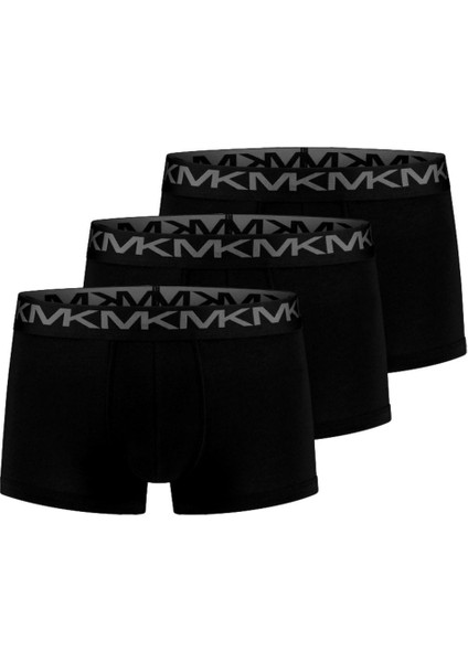 Mıchael Kors Erkek 3 Lü Boxer 6BR1T10033-BLACK