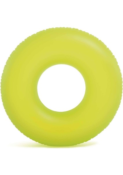 59262 Neon Sarı Renkli Simit 91 cm
