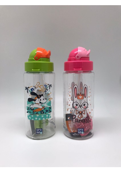 Fun Tritan Desenli Pipetli Matara 2'li 500 cc indirimleri