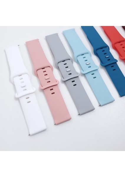 Apple Watch 4 ile Uyumlu Kayış Yumuşak Çift Tokalı 42-44MM Termoplastik Kordon Gri modelleri