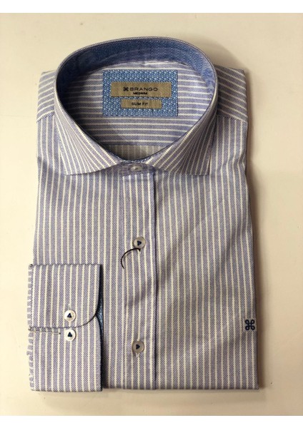 Slim Fit Pamuk Modern Kalıp Özel Üretim Gömlek