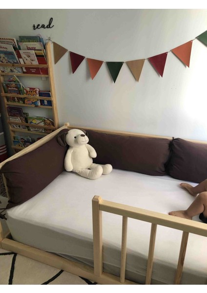 Elegant Doğal Montessori Bebek ve Çocuk Karyolası