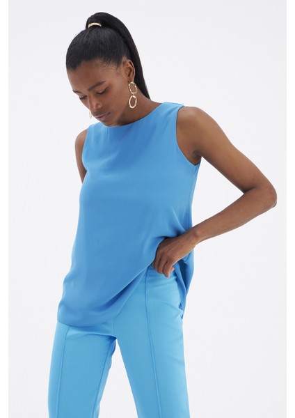 Kolsuz Salaş Bluz - Mavi fiyatları