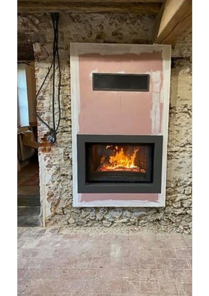 900 Grande Vision 18 Kw Şömine Haznesi Ithal Fransız Döküm Hazne 5 Yıl Garanti 6290-44 modelleri