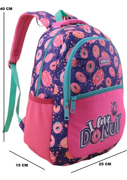 1269 Anatomik Sırt Yapılı Unisex Ilkokul Çantası - NKT01269-FUŞYA-TEK Ebat