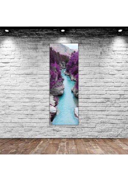 Home Manzara Panorama Dikey Kanvas Tablo 100 x 35 cm - 1