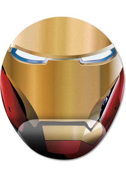 Iron Man / Demir Adam Bilek Destekli Mousepad Model - 1 Oval