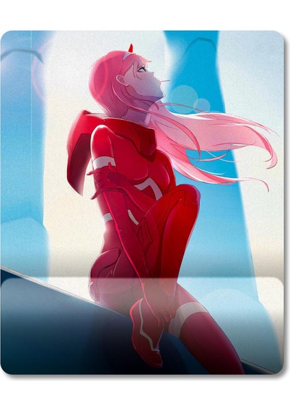 Darling In The Franxx - Zero Two Bilek Destekli Mousepad Model - 1