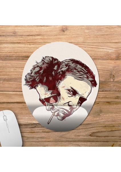 Fight Club / Dövüş Kulübü Bilek Destekli Mousepad Model - 1 Oval