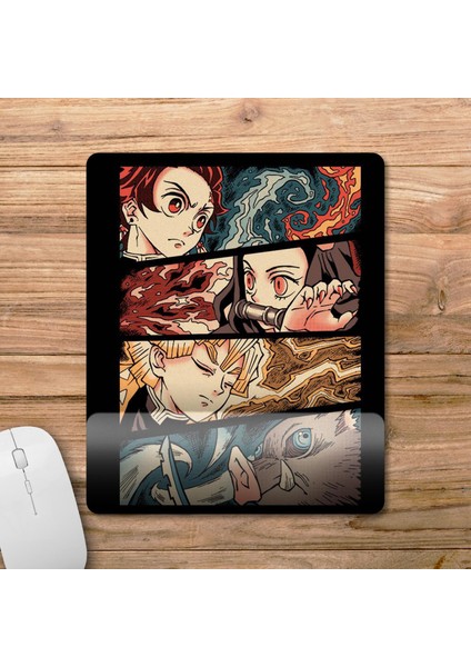 Demon Slayer Bilek Destekli Mousepad Model - 1