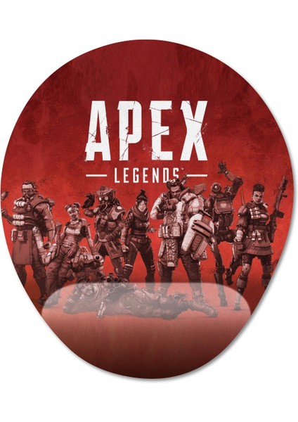 Apex Legends Bilek Destekli Mousepad Model - 1 Oval