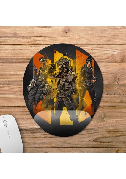 Apex Legends Bilek Destekli Mousepad Model - 2 Oval