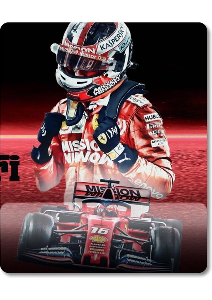 Ferrari Charles Leclerc Bilek Destekli Mousepad Model - 2