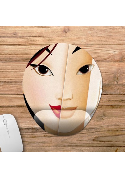 Mulan Bilek Destekli Mousepad Model - 1 Oval