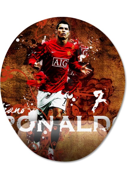 Cristiano Ronaldo Mutd Bilek Destekli Mousepad Model - 3 Oval