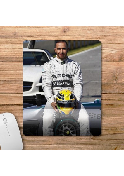 Lewis Hamilton (Mercedes / Formula 1) Bilek Destekli Mousepad Model - 1 fiyatları
