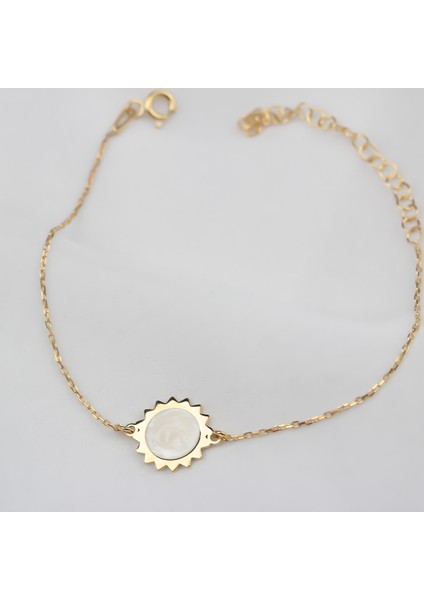 Gümüş Sedefli Güneş Bileklik