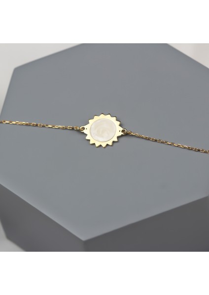 Gümüş Sedefli Güneş Bileklik fiyatları