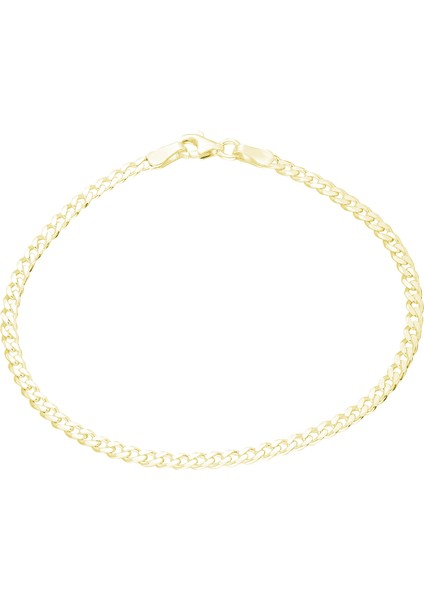 Gümüş Sarı Gurmet Zincir Bileklik