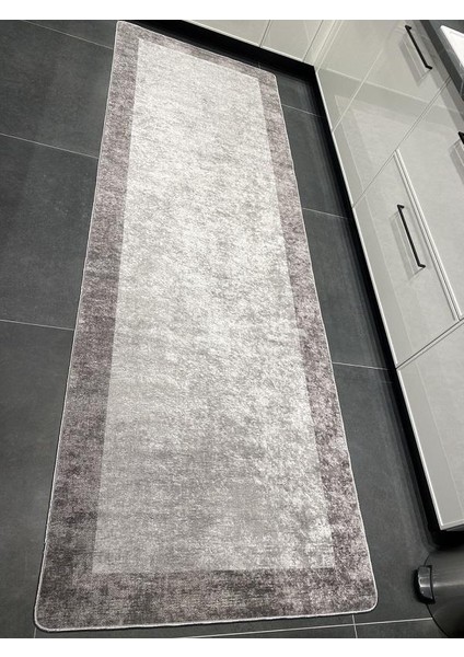 Ladin Model Çizgili Lateks Deri Taban Saçaksız Mutfak Halısı fiyatları