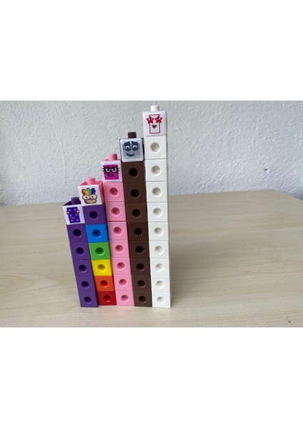 Zk Toys Numberblocks 6-7-8-9-10 LEGO Küp Number Blocks 6-7-8-9-10