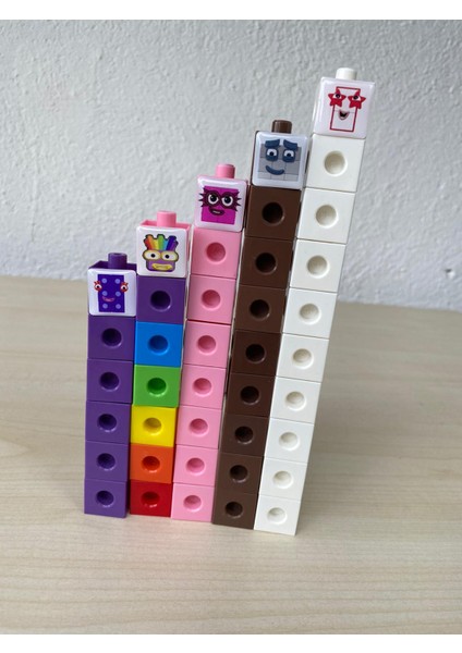 Zk Toys Numberblocks 6-7-8-9-10 LEGO Küp Number Blocks 6-7-8-9-10