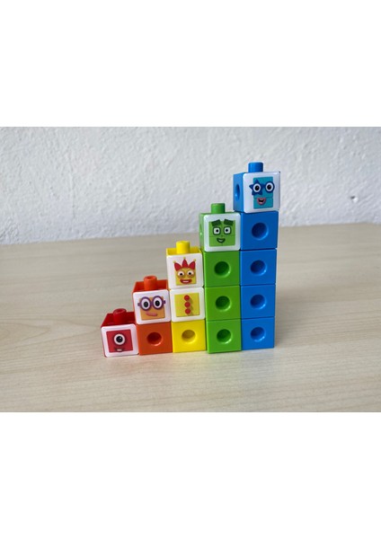 Zk Toys Numberblocks 1-2-3-4-5 LEGO Küp Number Blocks 1-2-3-4-5