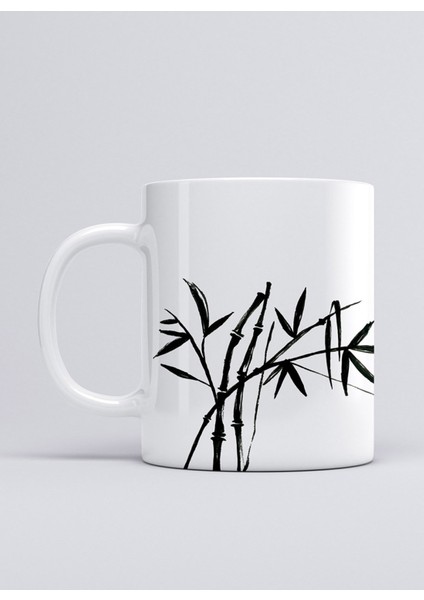 Japon Black Bamboo Kupa Mug