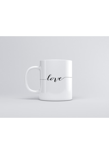 Kaligrafi Love Kupa Mug