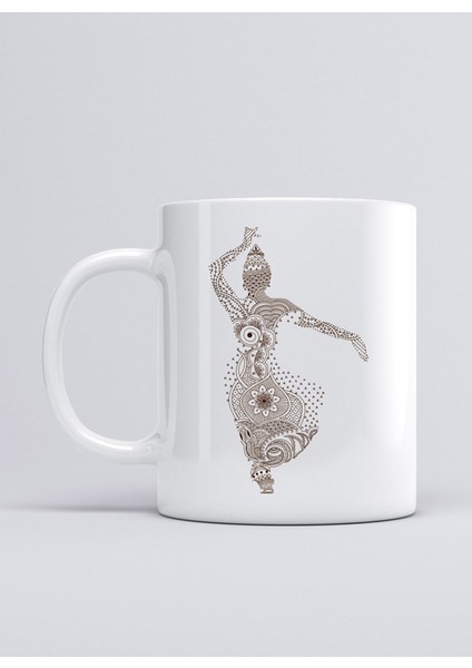 Indian Dancer Kupa Mug