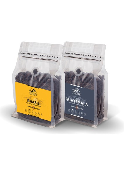 Yöresel Filtre Kahve Brasil 500 gr + Guatemala 500 gr