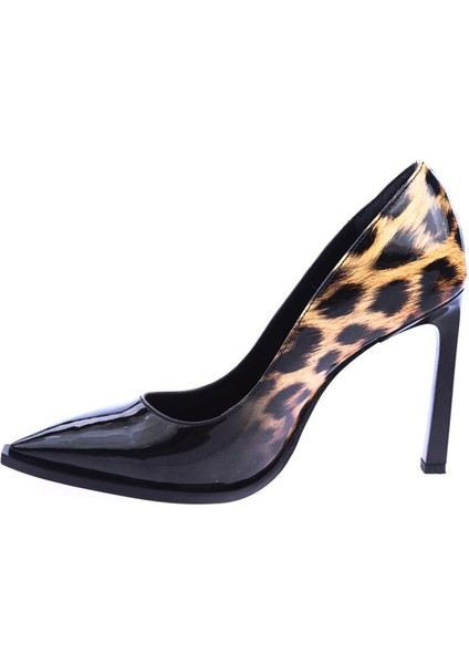 Kadın Topuklu Stiletto Ayakkabı Omre Leopar Desenli fiyatları