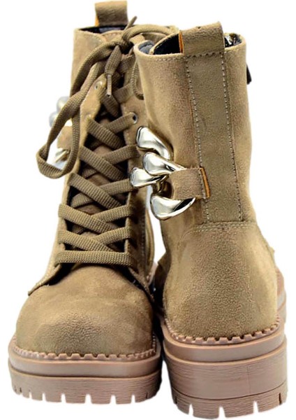 Kadın Süet Bot Zincir Toka Aksesuarlı fırsatları