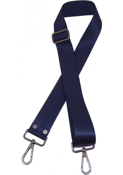 Lacivert Renk 120X4 cm Polyester Kolon Çanta Sapı