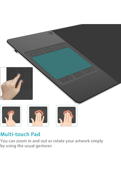 Inspiroy G10T Kablosuz Dijital Grafik Tablet