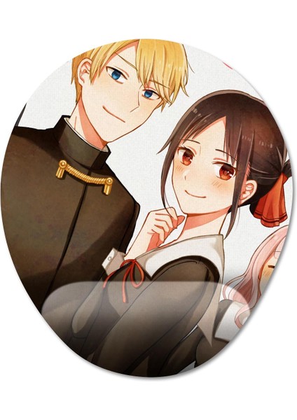 Kaguya-Sama: Love Is War Bilek Destekli Mousepad Model - 1 Oval