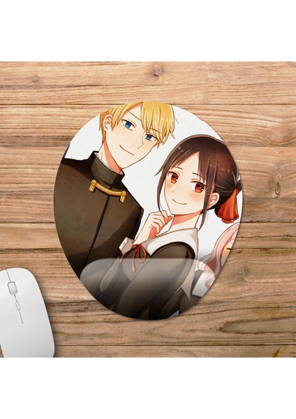 Kaguya-Sama: Love Is War Bilek Destekli Mousepad Model - 1 Oval