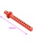 50MM Vücut Sonrası Eksenel SCX10 90028 Için Rc Araba Mounts 1/10 Rc Araba Yükseltme Parçaları Kırmızı 3