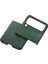 Samsung Galaxy Z Flip4 Green Için Iki Renkli Litchi Doku Kılıfı 4