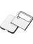 Samsung Galaxy Z Flip4 Beyaz Için Iki Renkli Litchi Doku Kılıfı 4