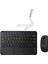iPad Mini 5 7.9 Inch Touchpad Bluetooth Klavye 23 cm + Bluetooth Mouse + Stand - AL2763 2
