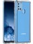 Samsung Galaxy A21S Uyumlu Kılıf Sert Şeffaf Güçlendirilmiş Kapak Transparent Hard Cover Case 1