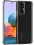 Xiaomi Redmi Note 10 Pro Uyumlu Kılıf Sert Şeffaf Güçlendirilmiş Kapak Transparent Hard Cover Case 1