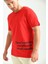 Kırmızı Baskılı Regular Fit T-Shirt 4