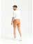 Camel Regular Fit Dikiş Detay Cepli Şort 3