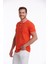 Nar Çiçeği Pamuklu Regular Fit Polo Yaka Tişört 1