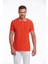 Nar Çiçeği Pamuklu Regular Fit Polo Yaka Tişört 2