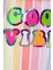 Çok Renkli Kız Çocuk Color Stripe Mayo 2