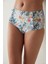 Çok Renkli Dream Garden High Ruffle Bikini Altı 1
