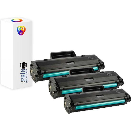 PlusPrint Laser Mfp 137FNW Yazıcı Uyumlu Muadil Toner 1000SAFYA-3LÜ Paket Chipsiz